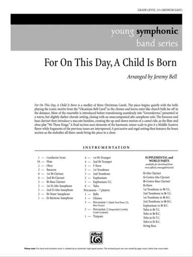 For On This Day, A Child Is Born: Score
