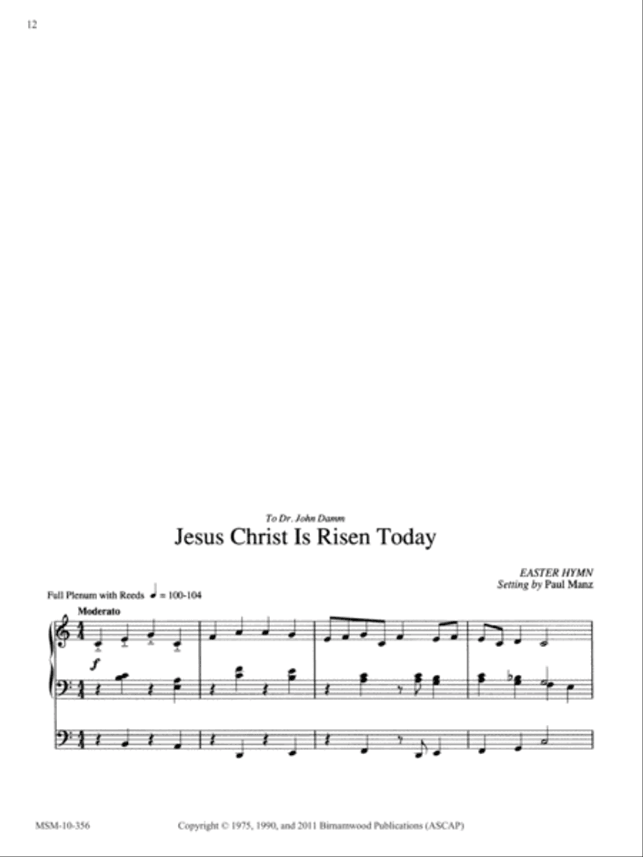 Jesus Christ Is Risen Today (Downloadable)
