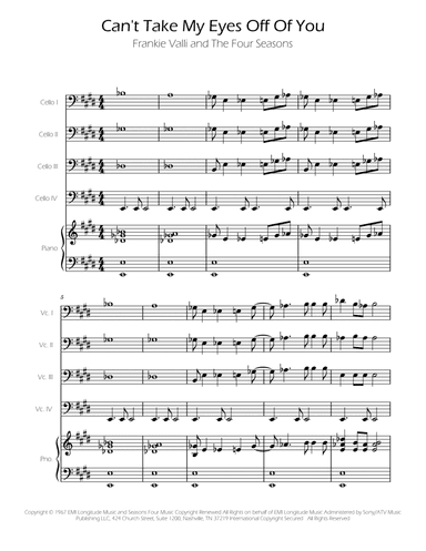 Can't Take My Eyes Off Of You