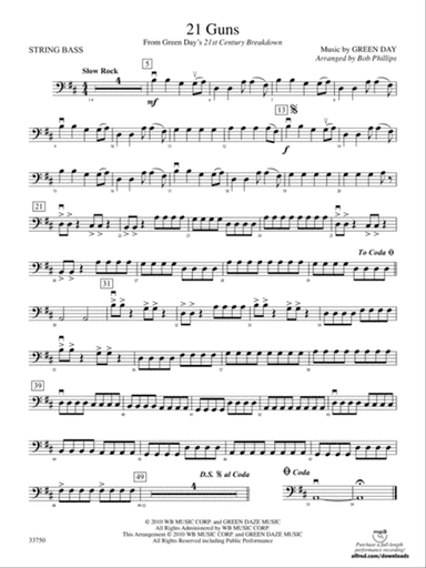 21 Guns: String Bass