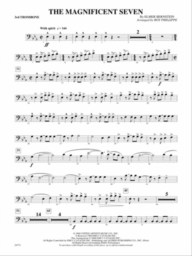 The Magnificent Seven: 3rd Trombone