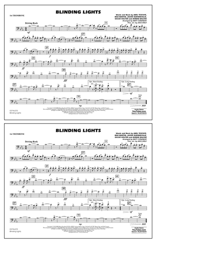 Blinding Lights (arr. Matt Conaway) - 1st Trombone