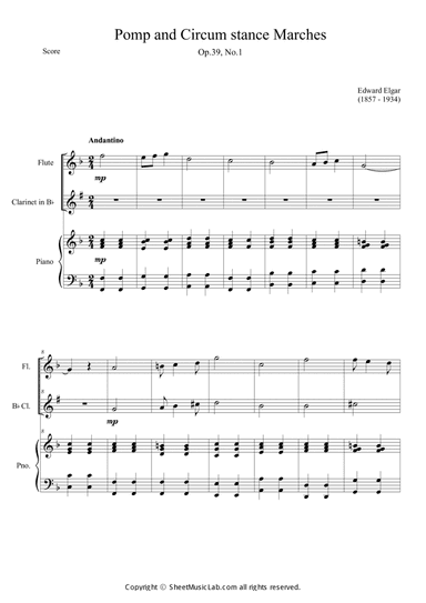 Pomp and Circumstance Marches Op.39 in F