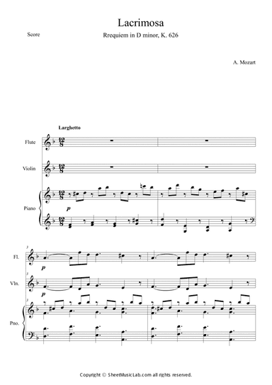 Mozart: Requiem K.626 6.Lacrimosa