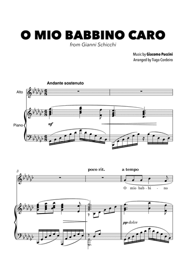 O Mio Babbino Caro
