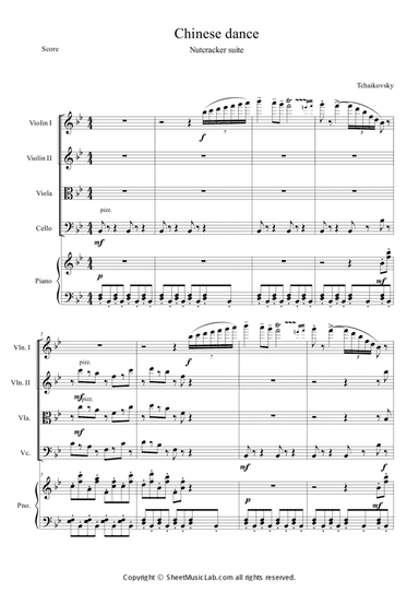 Nutcracker Op.71a - Chinese Dance