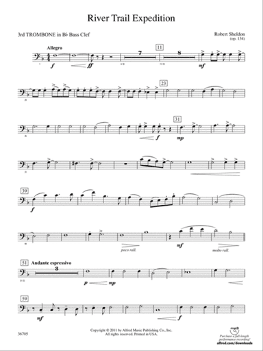 River Trail Expedition: (wp) 3rd B-flat Trombone B.C.