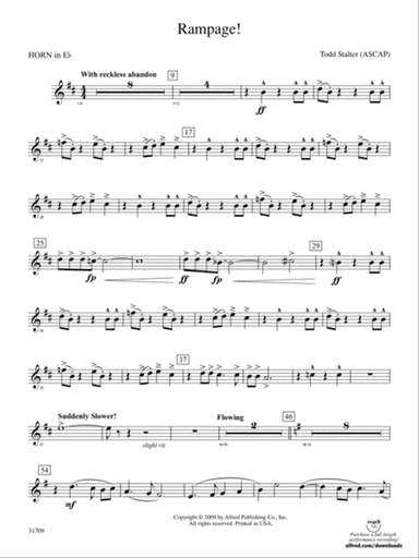 Rampage!: (wp) 1st Horn in E-flat