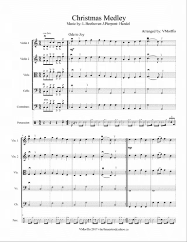 Chistmas Medley Strings Quintet
