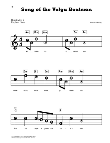 Song Of The Volga Boatman