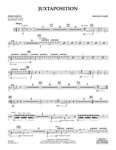 Juxtaposition - Percussion 2
