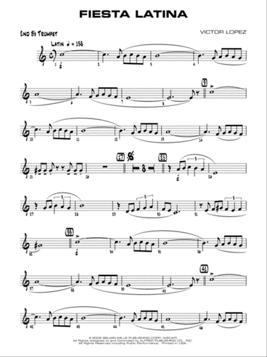 Fiesta Latina: 2nd B-flat Trumpet