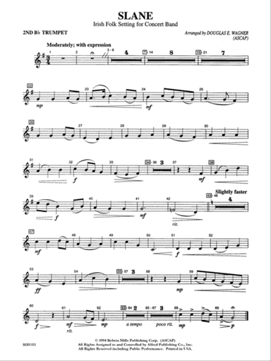 Slane: 2nd B-flat Trumpet