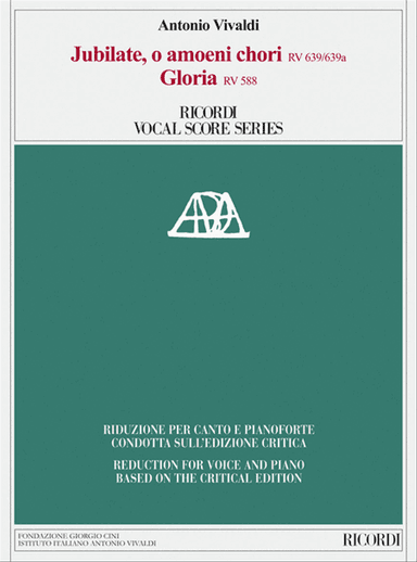 Jubilate, O Amoeni Chori RV639/RV639a & Gloria RV588