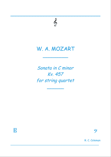 Mozart Sonata kv. 457 for String quartet