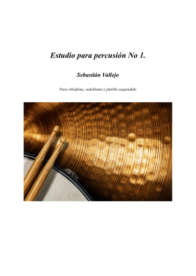 Percussion Study NÂș1