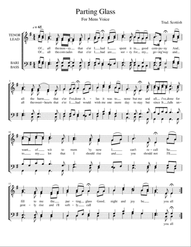 The Parting Glass (TTBB)