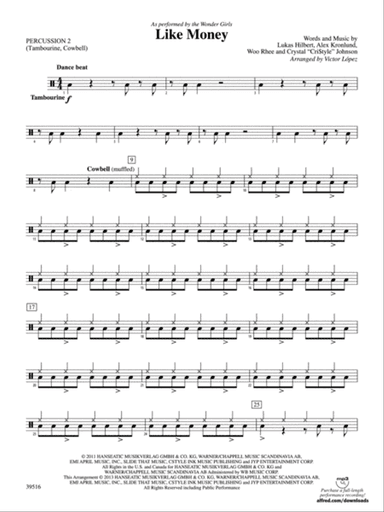 Like Money: 2nd Percussion