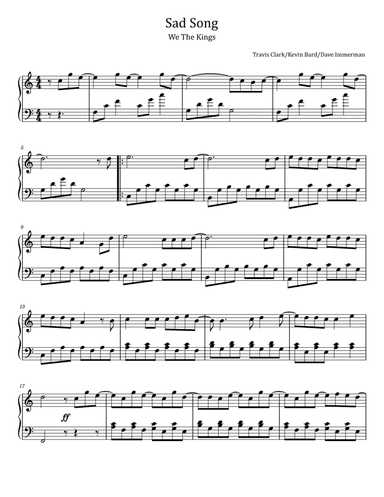 Sad Song
