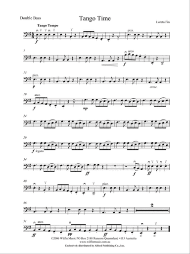 Tango Time: String Bass