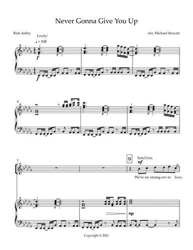 Never Gonna Give You Up