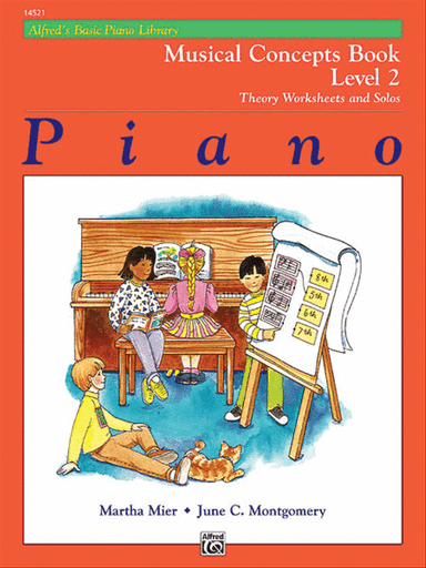 Alfred's Basic Piano Course Musical Concepts, Level 2