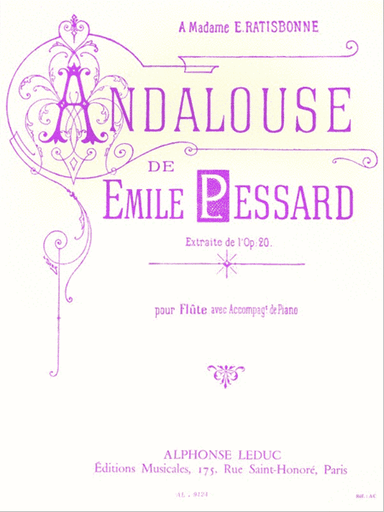Andalouse, For Flute And Piano