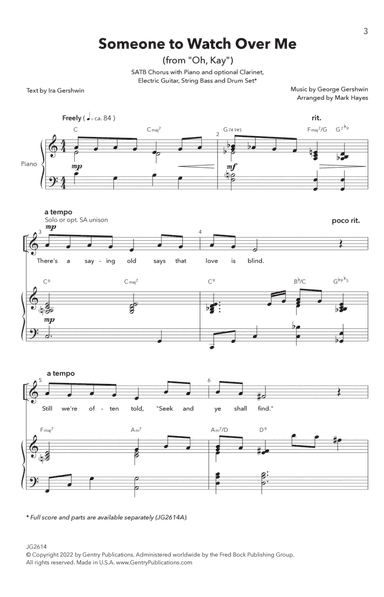 Someone to Watch Over Me (arr. Mark Hayes)
