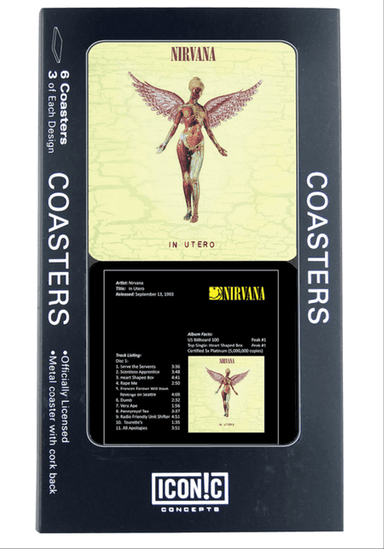 Nirvana Tin Coaster Set – In Utero