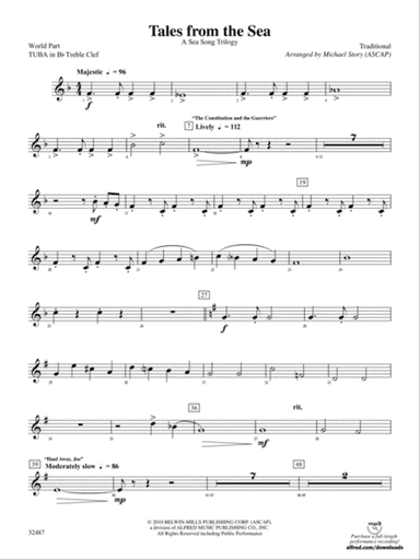 Tales from the Sea: (wp) B-flat Tuba T.C.