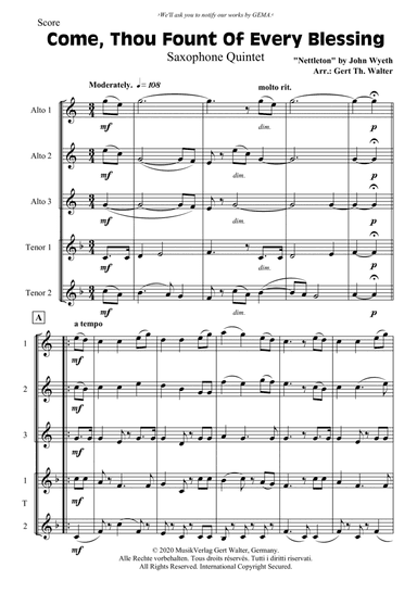 Come, Thou Fount Of Every Blessing