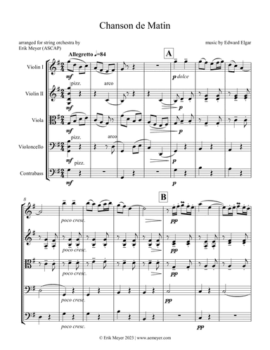 Chanson de Matin & Chanson de Nuit