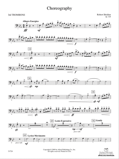 Choreography: 3rd Trombone