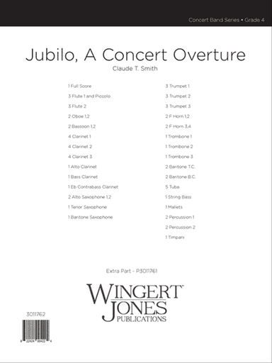 Jubilo A Concert Overture - Full Score