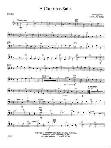 A Christmas Suite: Cello