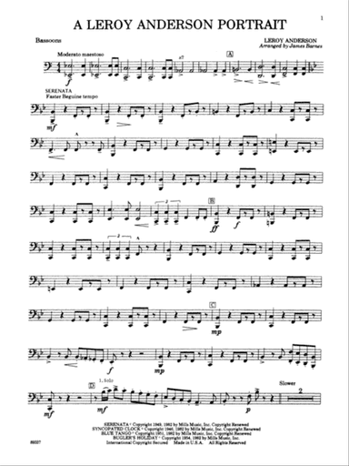 Leroy Anderson Portrait: Bassoon