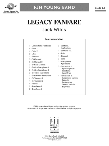 Legacy Fanfare: Score