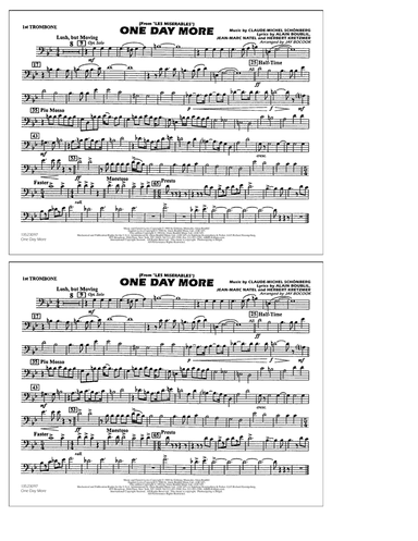 One Day More (from Les Misérables) (arr. Bocook/Rapp) - 1st Trombone