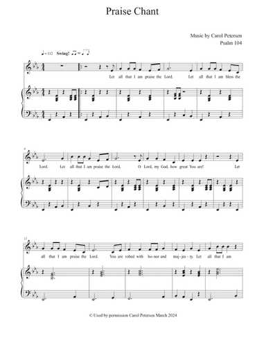 Praise Chant (from Psalm 104)