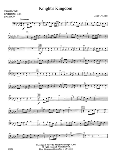 Knight's Kingdom: 1st Trombone
