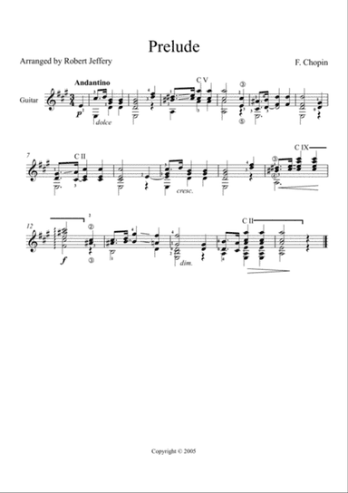 Chopin - Prelude in A Major