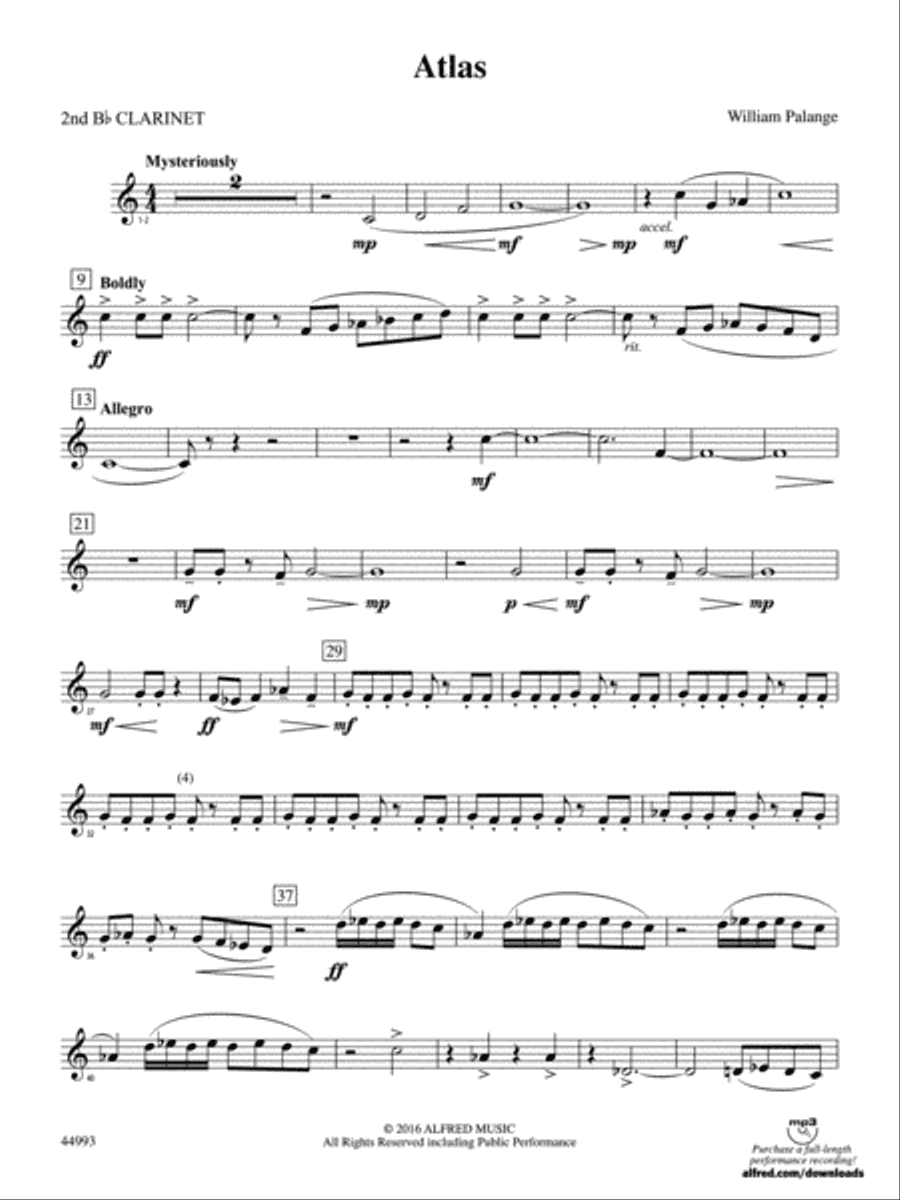 Atlas: 2nd B-flat Clarinet