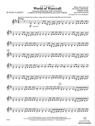 World of Warcraft: B-flat Bass Clarinet