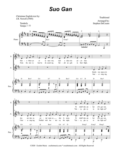 Suo Gan (Duet for Soprano and Alto Solo)