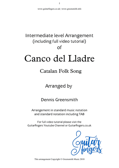 Canco del Lladra Catalan Folk Song