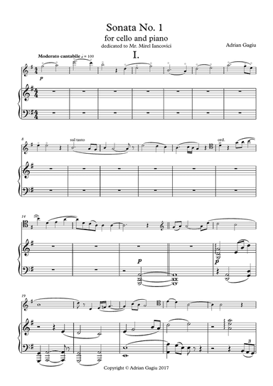 Cello Sonata, op. 62