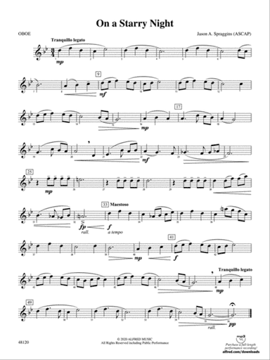 On a Starry Night: Oboe