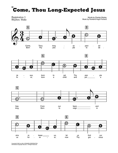 Come, Thou Long-Expected Jesus