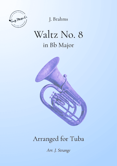 Brahms Waltz No.8 in Bb Major for unaccompanied Tuba