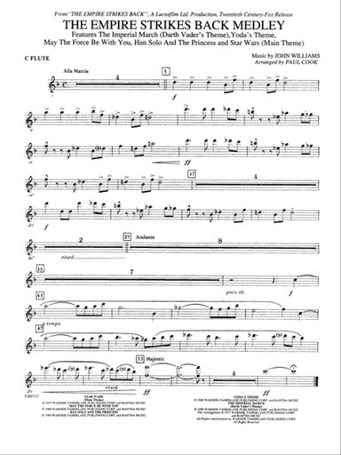 The Empire Strikes Back Medley: Flute
